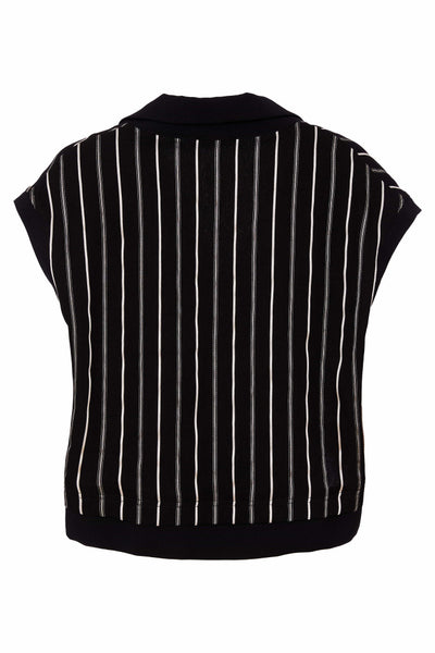 Naya Striped Waistcoat Jacket