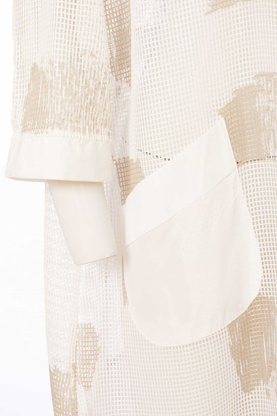 Naya Mesh Faded Print Jacket