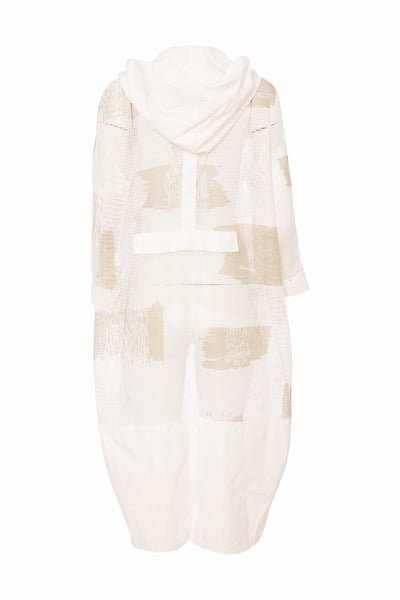 Naya Mesh Faded Print Jacket