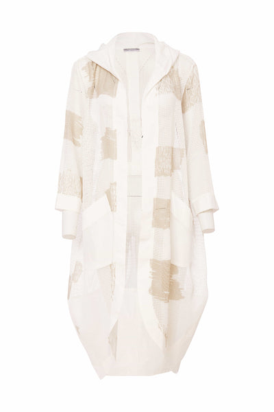 Naya Mesh Faded Print Jacket