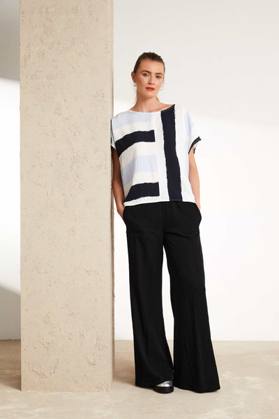 Naya Wide Stripe Square Top