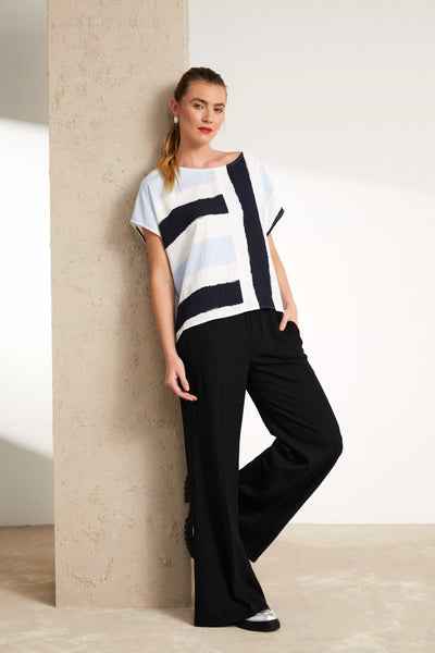 Naya Wide Stripe Square Top