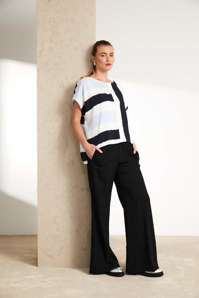 Naya Wide Stripe Square Top