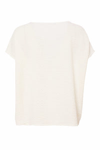 Naya Round Neck Embossed Top