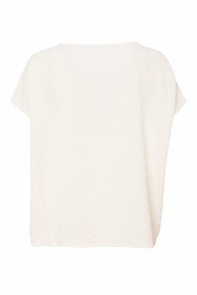 Naya Round Neck Embossed Top