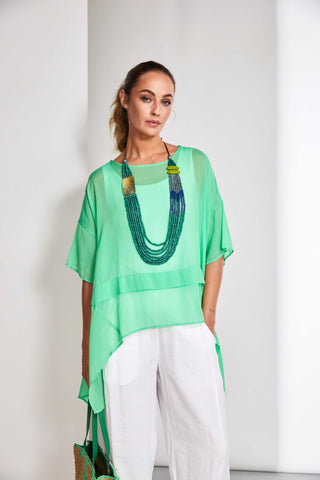Naya Crop Wide Leg Trouser With Pocket