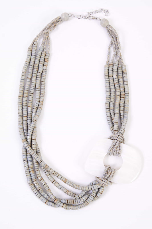 Naya beaded necklace Oblong