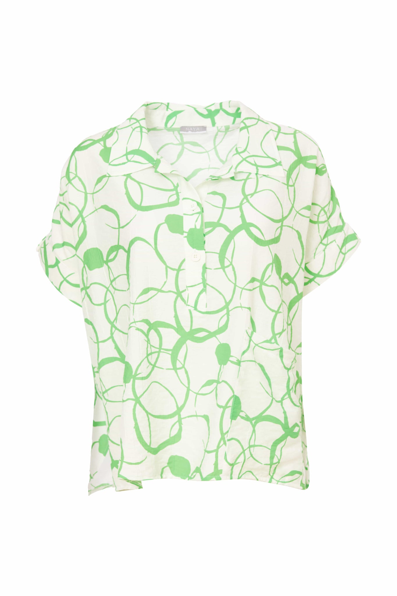 Naya Circular Squiggle Print blouse