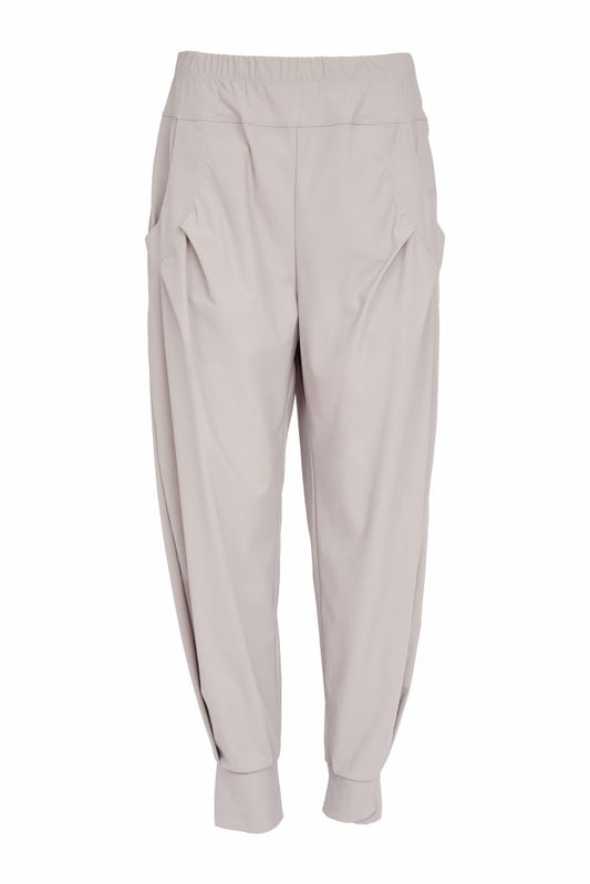 Naya Tuck Trouser-Taupe