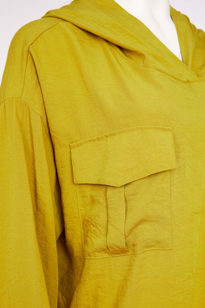 Naya Hooded Soft Top With Front Pocket Detail Oasis