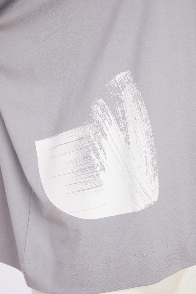 Naya Placement Print Top Dove