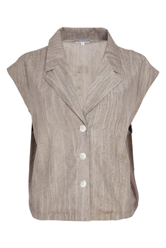Naya Button Through Collar Waistcoat