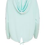 Naya Hooded Top With Contrast Cuff Mint
