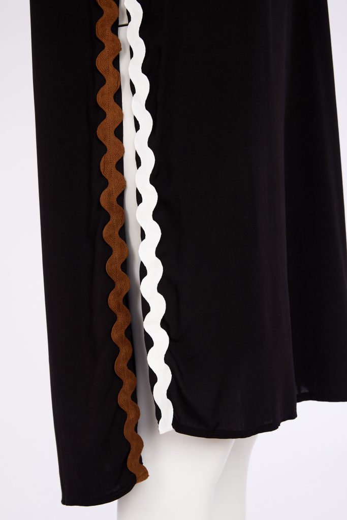 Naya Round Neck Dress With Side Slit