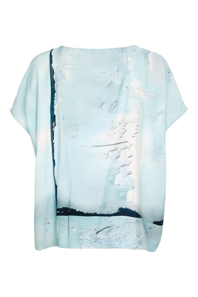 Naya Square Shape Faded Print Top