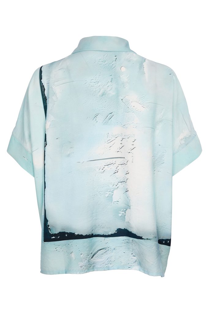 Naya Square Shape Faded Print Shirt