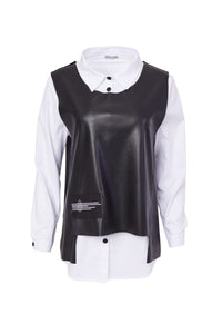 Naya Leather Vest and Shirt