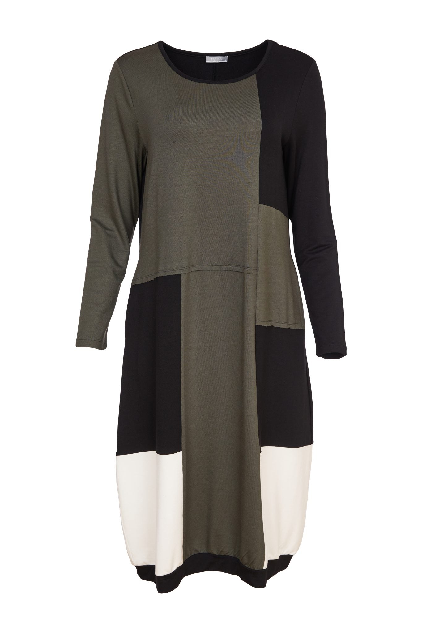 Naya Clothing Colour Block Jersey Dress
