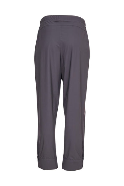 Naya Drawstring Trouser/Stud at Hem-Anthracite