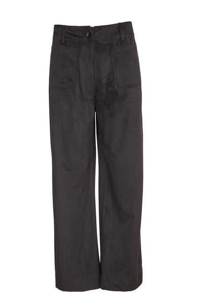 Naya Cord Wide Leg Trouser With Front Patch Pocket