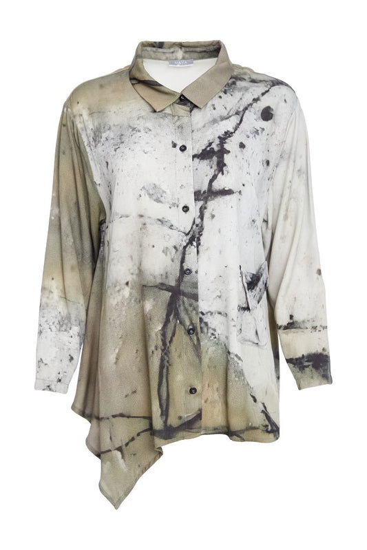 Naya Abstract Two Tone Shirt