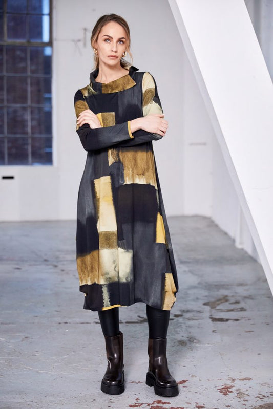 Naya Jersey Print Dress