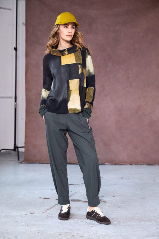 Naya Print Long Sleeve Top