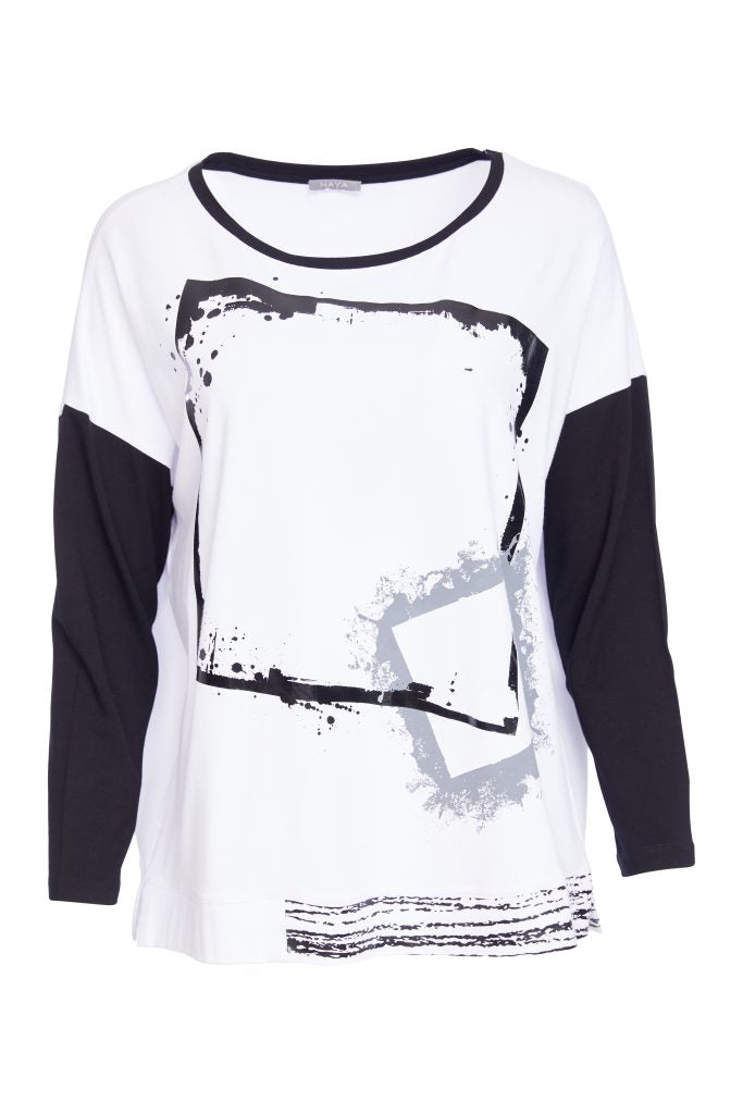 Naya Placement Print Cube Top White