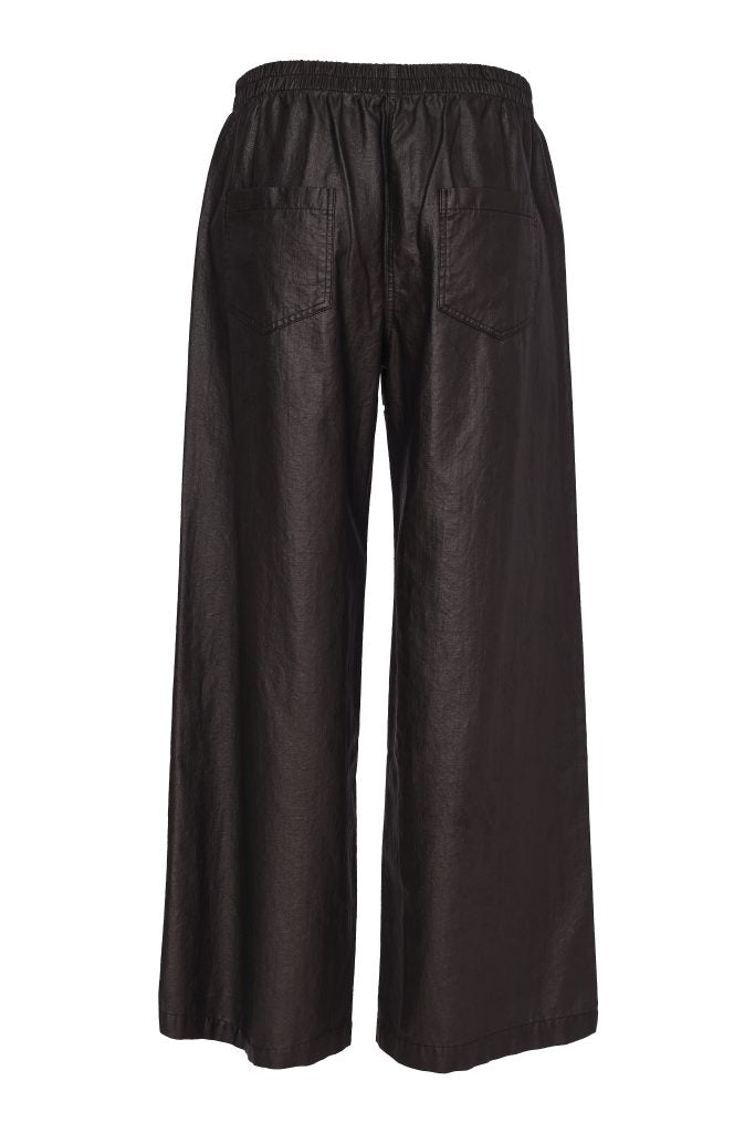 Naya bashed Leatherette Look Wide Leg Trouser