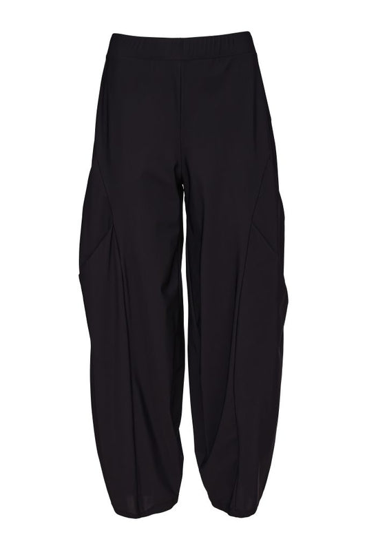 Naya Shaped Trouser With Tucks At Front Black