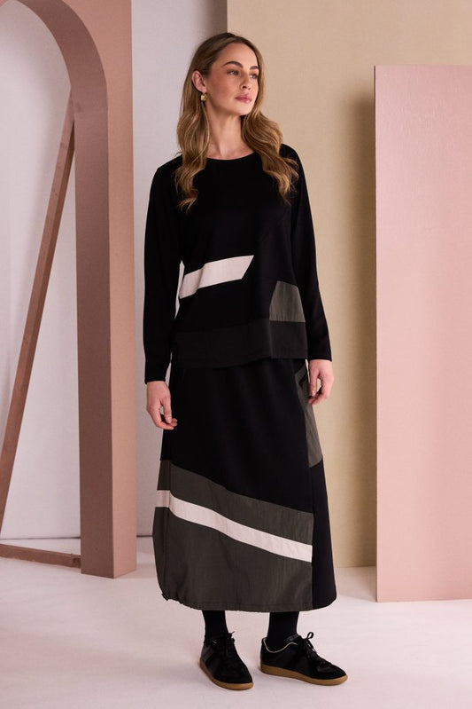 Naya Drawstring Hem Skirt