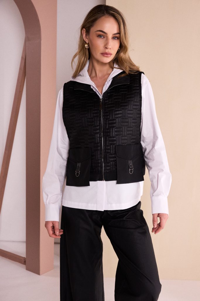 Naya Quilted Waistcoat With Pocket