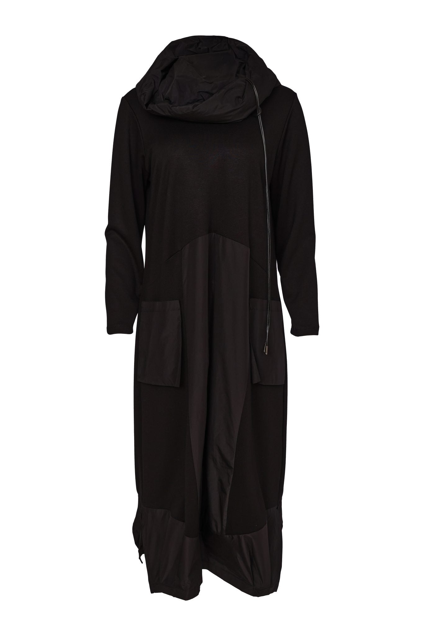 Naya Curved Hem Dress With Metal Section