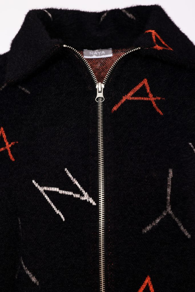 Naya Knit Print Jaquad Jacket