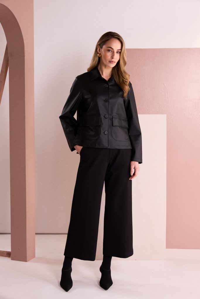 Naya Soft Wide Leg Trouser With Side Pocket