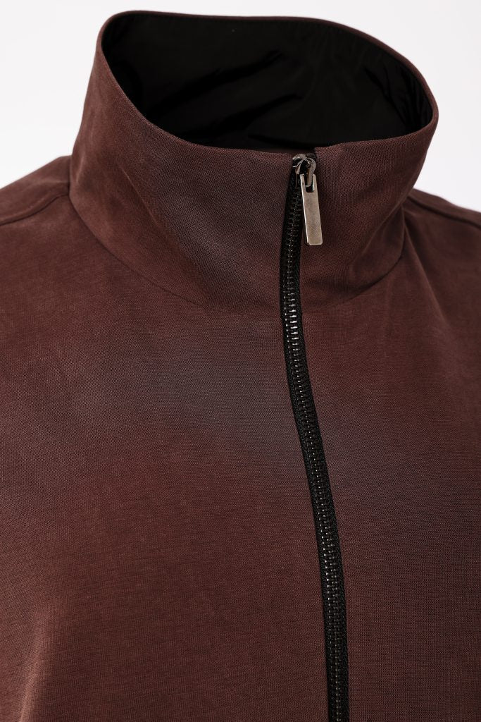 Naya Puff Ball Hem Zip Waistcoat