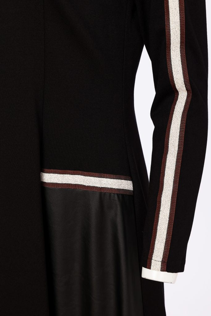 Naya High Neck Dress With Print Pocket