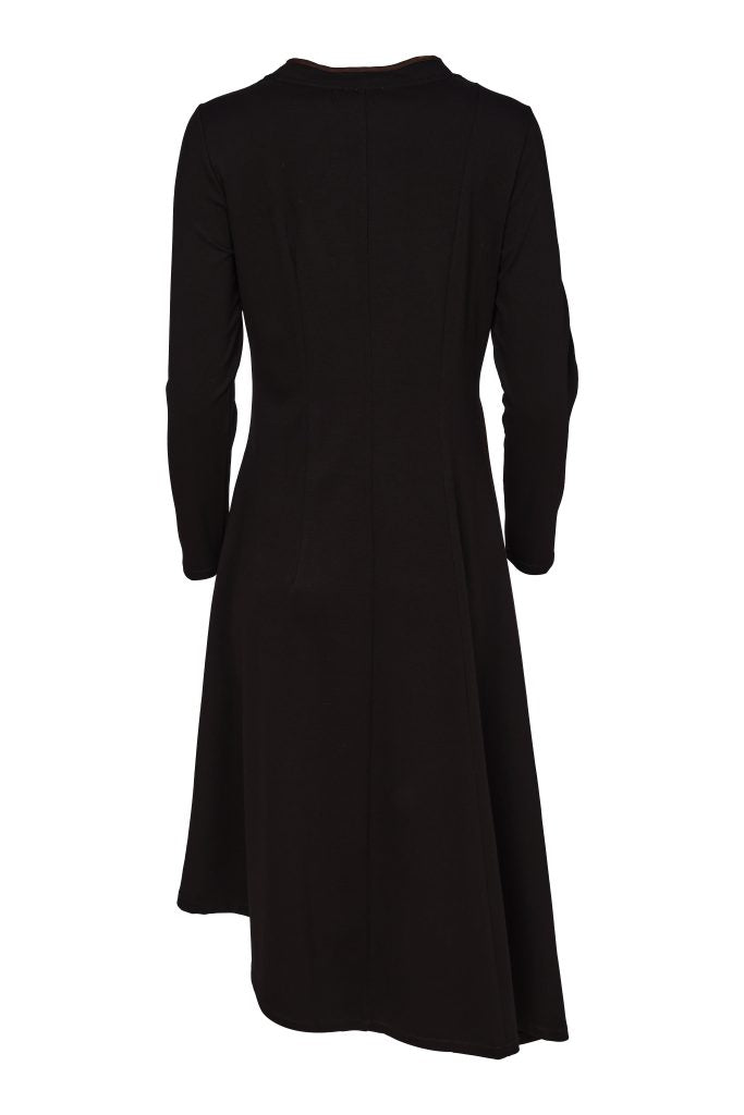 Naya High Neck Dress With Print Pocket