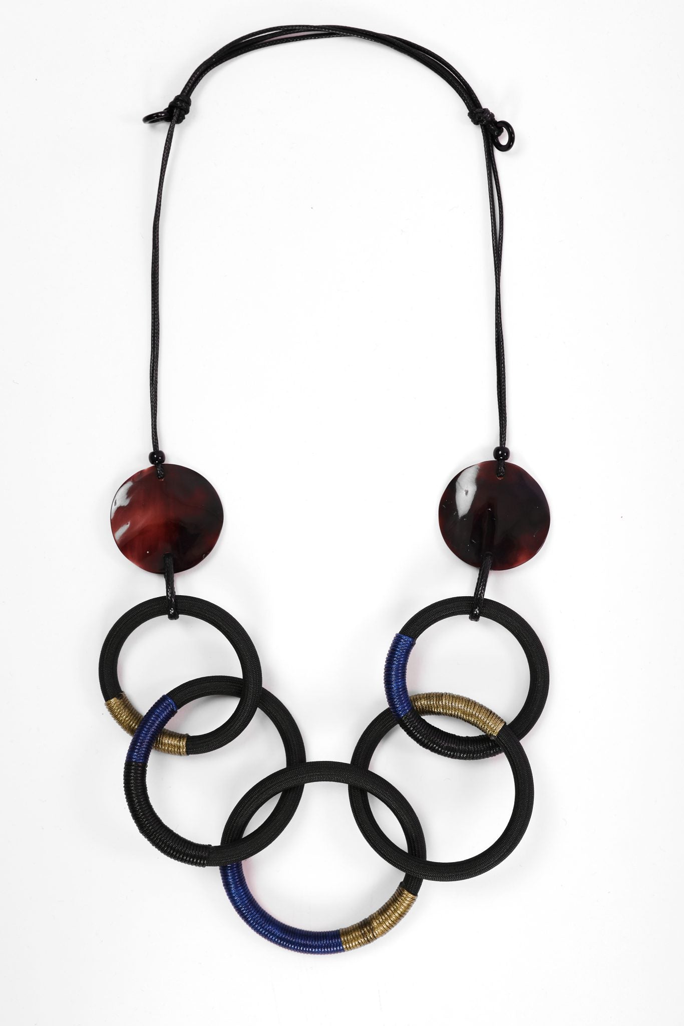 Naya Leather Look Animal Loop Necklace