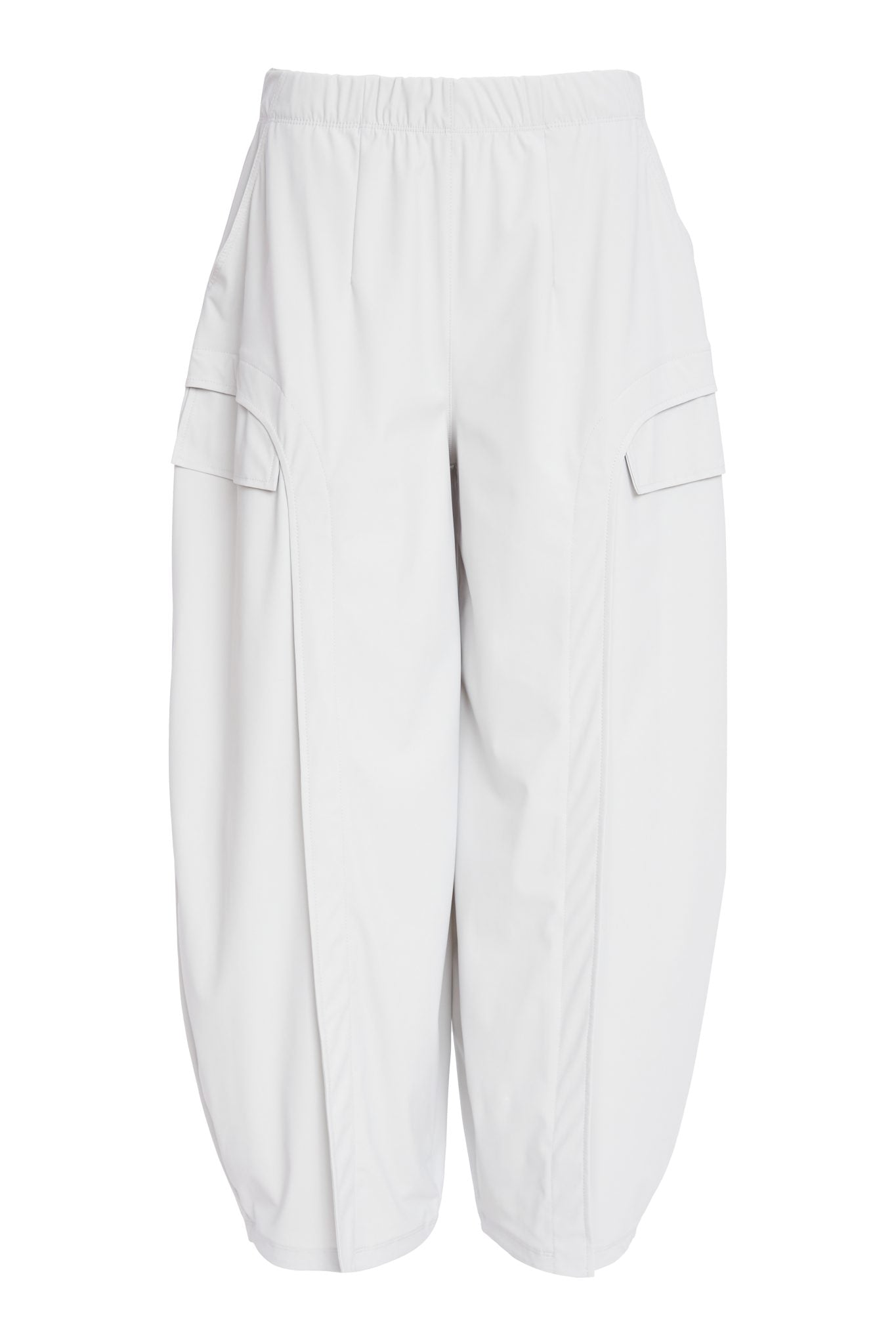 Naya Balloon Shape Trouser With Curve Panel Ash