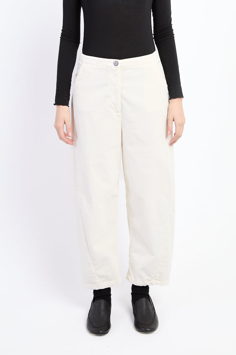 Neirami Egg Shaped Trousers Ivory