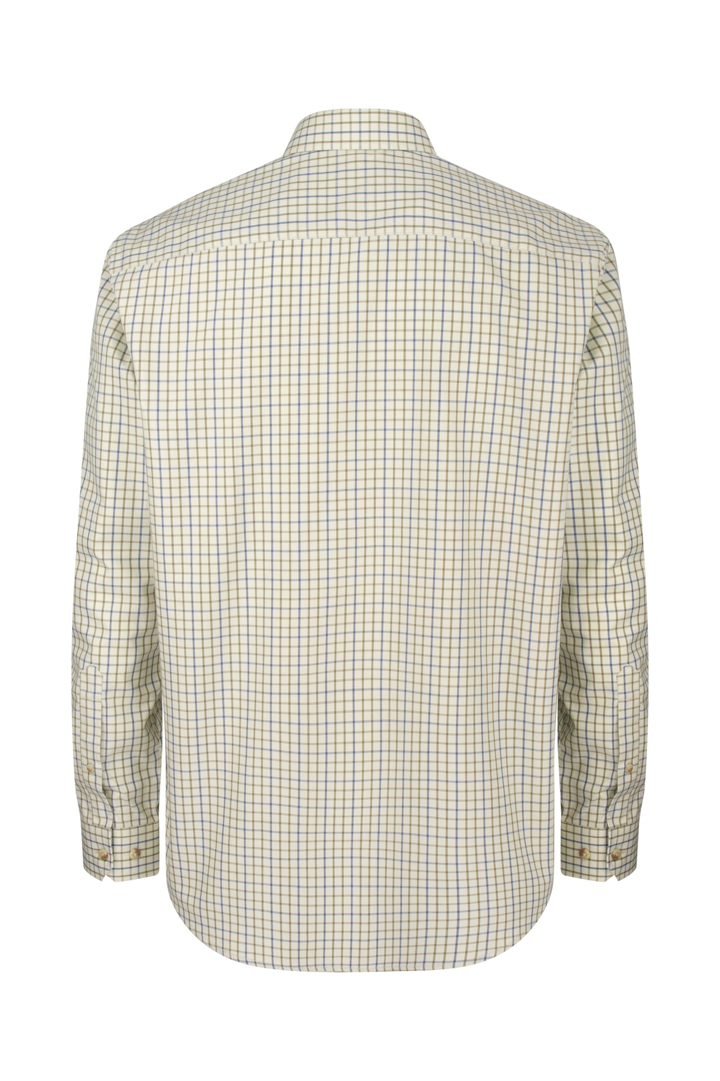 Hoggs Of Fife Inverness Cotton Shirt- Navy/Olive