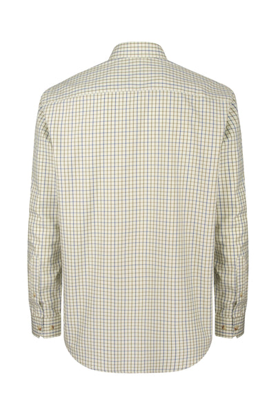 Hoggs Of Fife Inverness Cotton Shirt- Navy/Olive