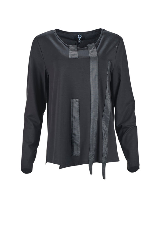My Soul Print Top Black