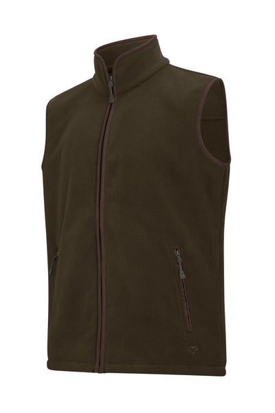 Hoggs Of Fife Woodhall Fleece Gilet Green