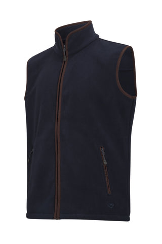 Hoggs Of Fife Woodhall Fleece Gilet Navy