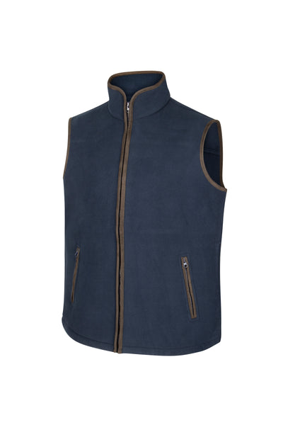 Hoggs Of Fife Woodhall Fleece Gilet Navy