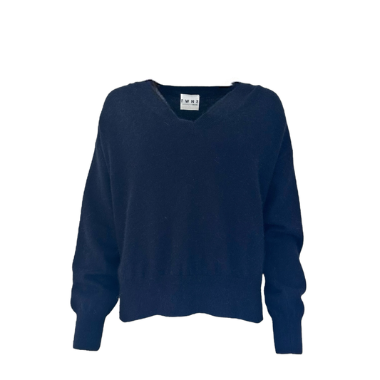 TWNS Boulder V-Neck Sweater Navy