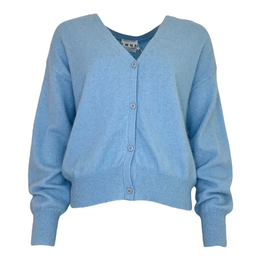 Twns Aspen Long sleeved V-Neck Cardigan Blue Sky