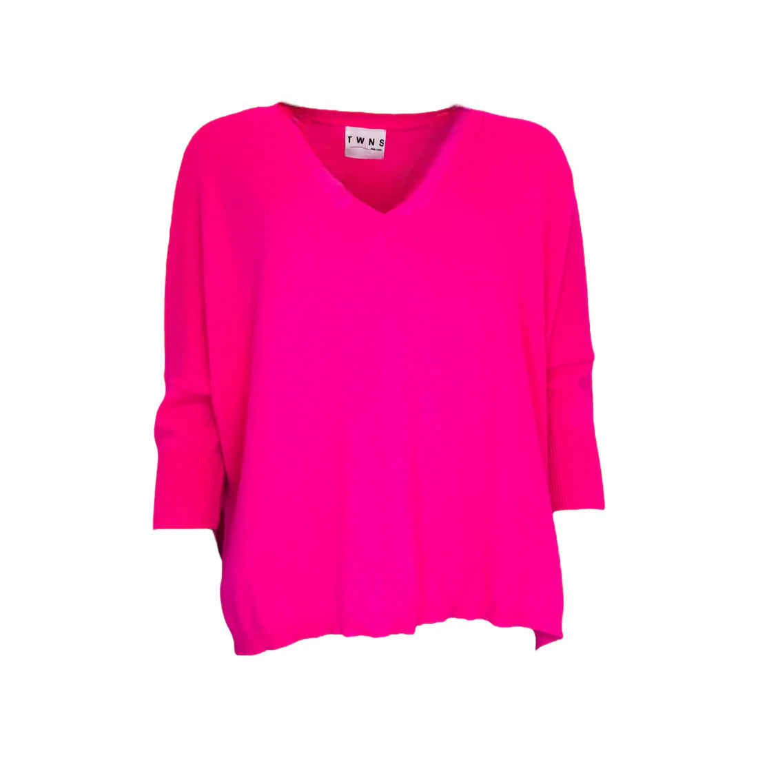 TWNS Jefferson Oversized Sweater Neon Pink